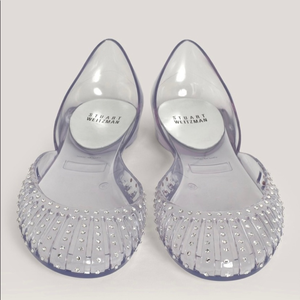 Stuart Weitzman Jelly Flats